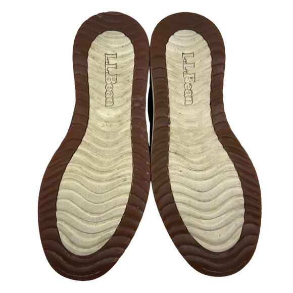 LL Bean Men's Stonington Moc Toe Leather Ankle Work Wedge Boots Size 10M Brown - Picture 7 of 8